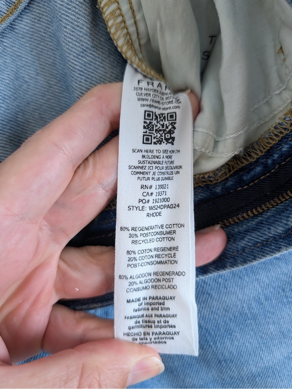 FRAME The Skater High-Rise Wide-Leg Jeans NWT - Picture 5 of 12